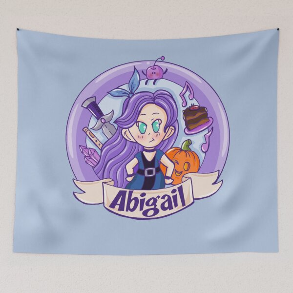 Item preview, Abigail Stardew Valley designed and sold by ThaisMelo.