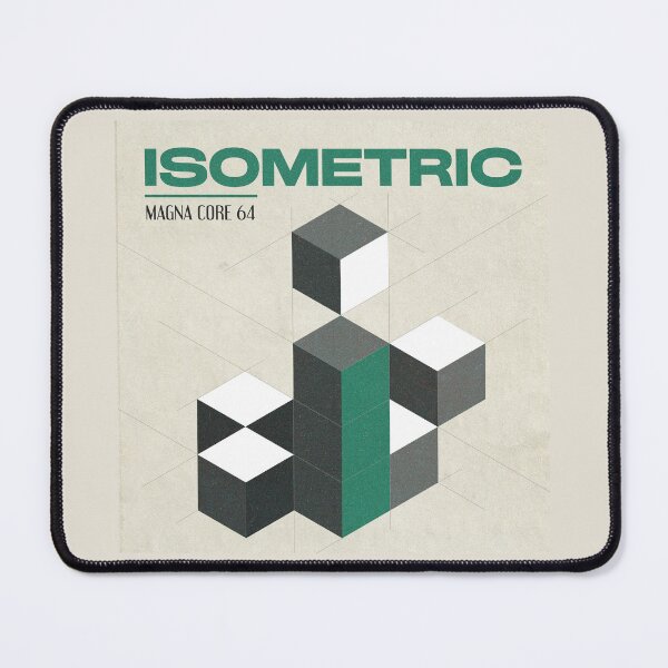 Item preview, Isometric letter "i" in Retro Constructivist Style designed and sold by NicoletaDesigns.
