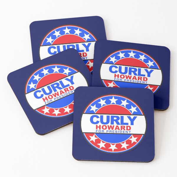 Item preview, CURLY HOWARD For President - THREE STOOGES designed and sold by phigment-art.