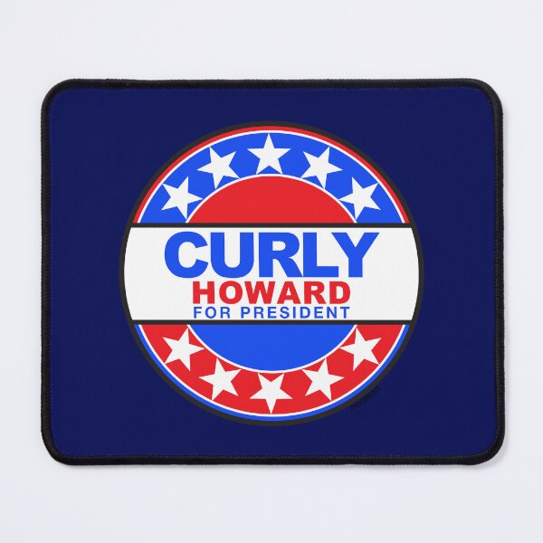 Item preview, CURLY HOWARD For President - THREE STOOGES designed and sold by phigment-art.