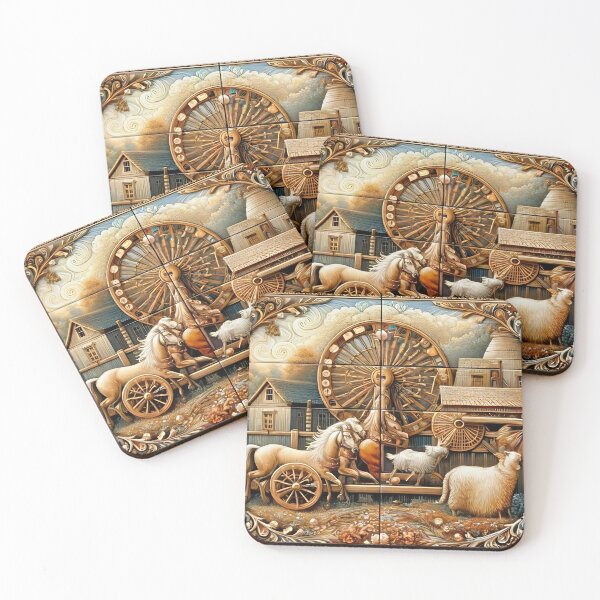Item preview, Vintage American Folk Art:  Homestead Harmony designed and sold by stevepmp.
