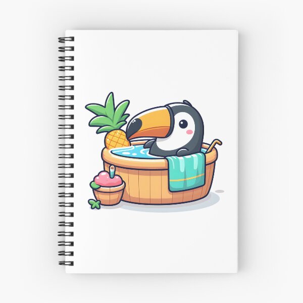 Item preview, Kawaii Toucan With Beach Towel designed and sold by CanvasCutie.