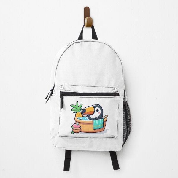 Item preview, Kawaii Toucan With Beach Towel designed and sold by CanvasCutie.