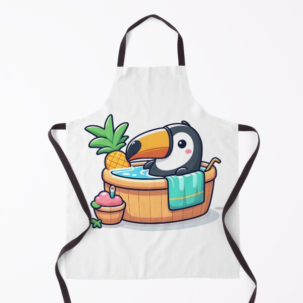 Item preview, Kawaii Toucan With Beach Towel designed and sold by CanvasCutie.