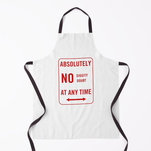 Item preview, No Diggity No Doubt Warning Sign Design designed and sold by JuiceAndJuniper.