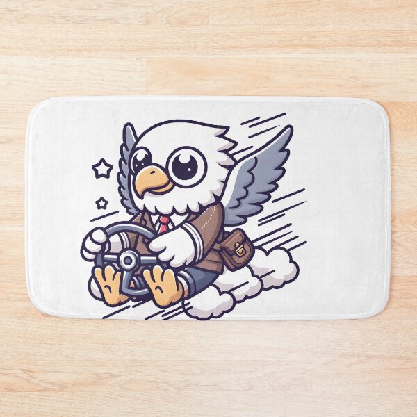 Item preview, Kawaii Eagle: A Steering Wheel designed and sold by CanvasCutie.