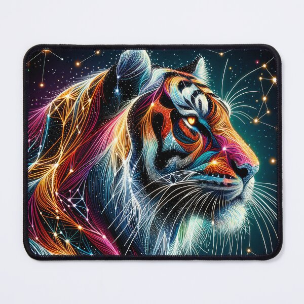 Item preview, Neon Celestial Tiger designed and sold by T-NeonSt.