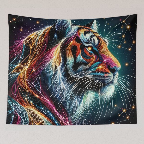 Item preview, Neon Celestial Tiger designed and sold by T-NeonSt.
