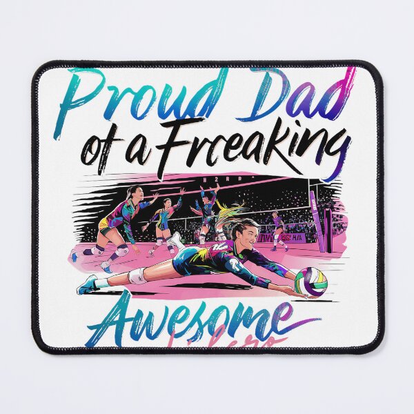 Item preview, Proud Dad Of A Freaking Awesome Libero volleyball designed and sold by najega911.