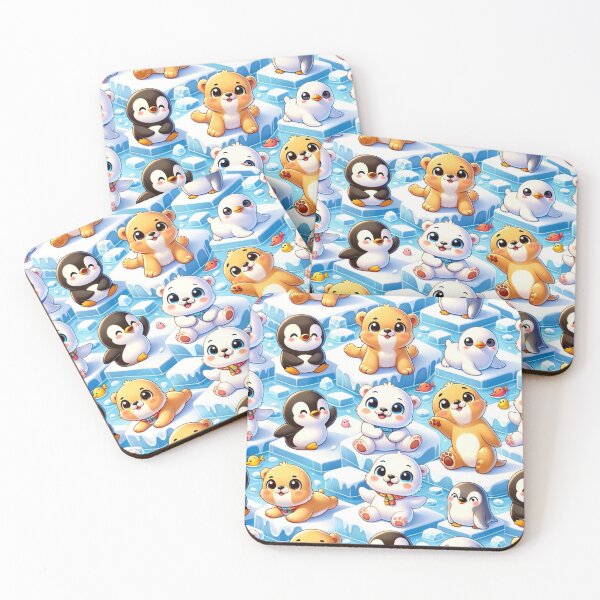 Item preview, Cute Creatures of the Ice , Cute Animals Inspired Design designed and sold by GPrint001.