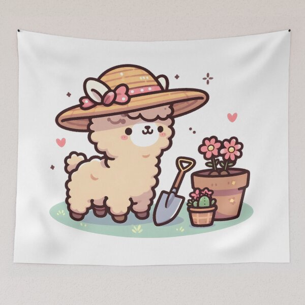 Item preview, Kawaii Alpaca: A Sunhat designed and sold by CanvasCutie.