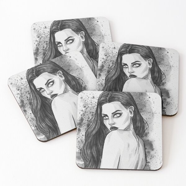 Item preview, Young woman designed and sold by BlackOrchidArt.
