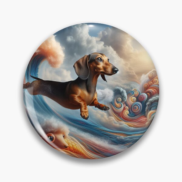Artikelvorschau, Dreamlike Dachshund Essence entworfen und verkauft von PawspectCreate.