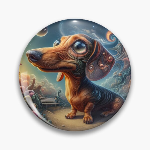 Artikelvorschau, Enchanting Dachshund Canvas entworfen und verkauft von PawspectCreate.