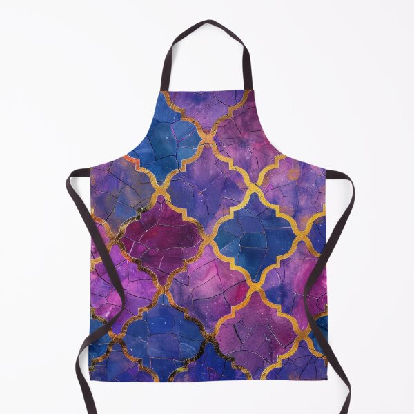 Item preview, Light Magenta, Blue & Ocher Decorative Morrocan Tile Pattern designed and sold by GrinGalore.