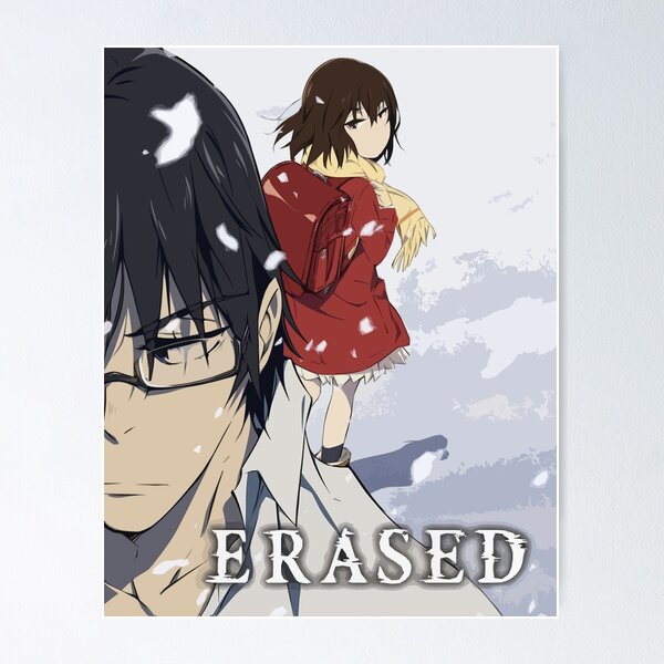 Erased Anime A4 Foil Art Unique Foil Print Japanese Anime 