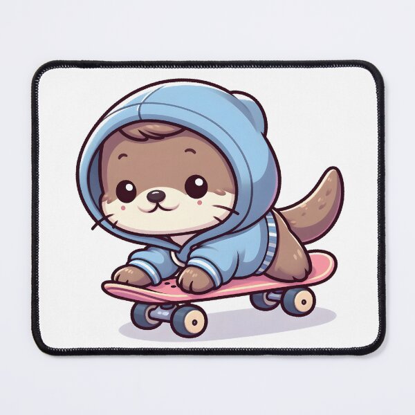 Item preview, Kawaii Otter With Hoodie designed and sold by CanvasCutie.