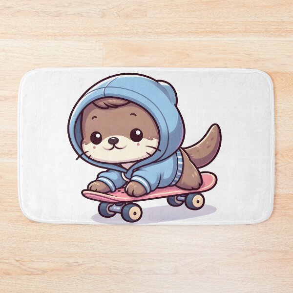 Item preview, Kawaii Otter With Hoodie designed and sold by CanvasCutie.
