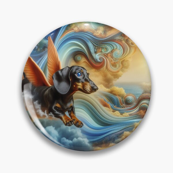 Item preview, Surreal Charm of Dachshund designed and sold by PawspectCreate.