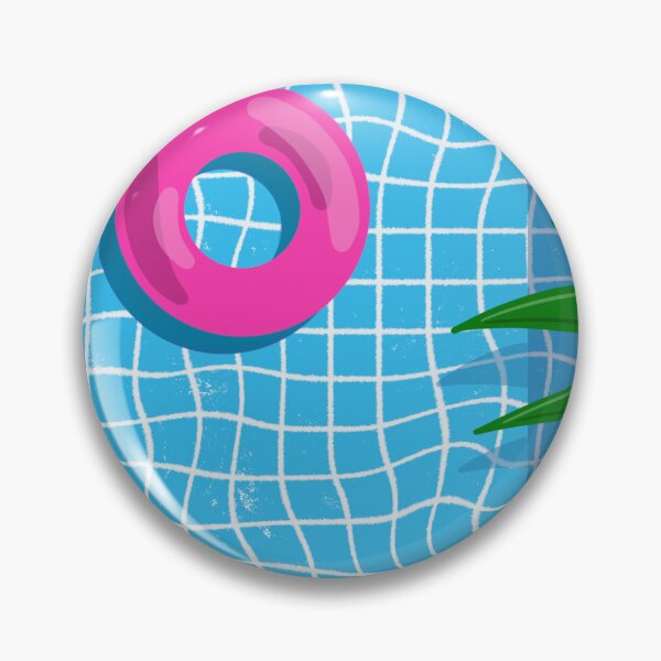 Item preview, Illustration of swimming pool in summer designed and sold by Lycho Studio.
