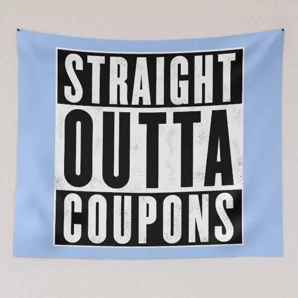 Item preview, Straight Outta Coupons Tee Design designed and sold by DigitalandPhoto.