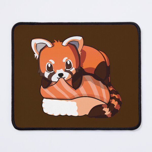 Item preview, Red Panda Salmon Sushi designed and sold by myanko.