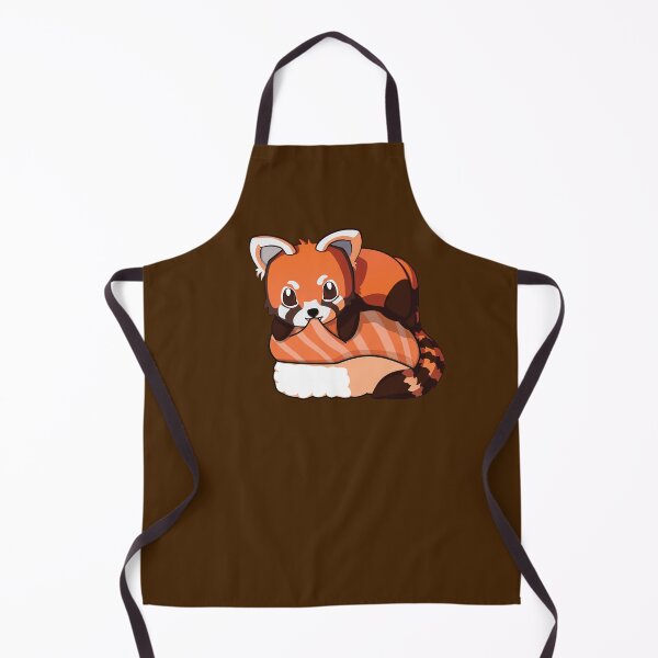 Item preview, Red Panda Salmon Sushi designed and sold by myanko.