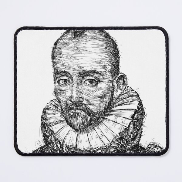 Item preview, MICHEL DE MONTAIGNE ink portrait designed and sold by lautir.