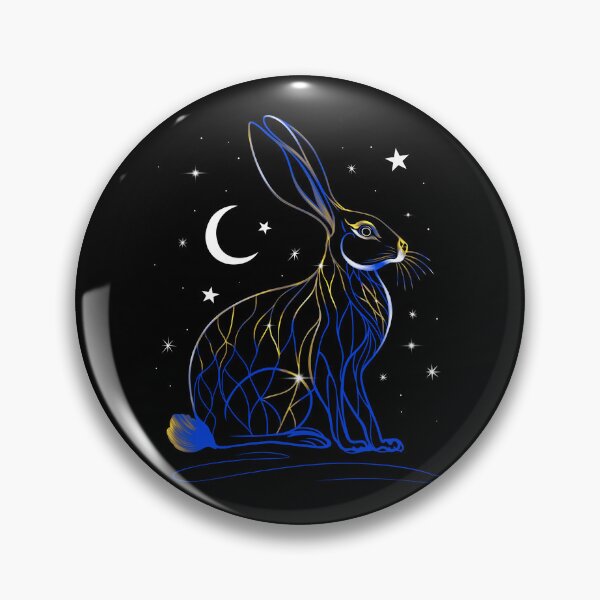 Item preview, Ostara Hase – Mystical Moon Rabbit Kintsugi designed and sold by Christine Krahl.