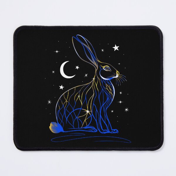 Item preview, Ostara Hase – Mystical Moon Rabbit Kintsugi designed and sold by Christine Krahl.