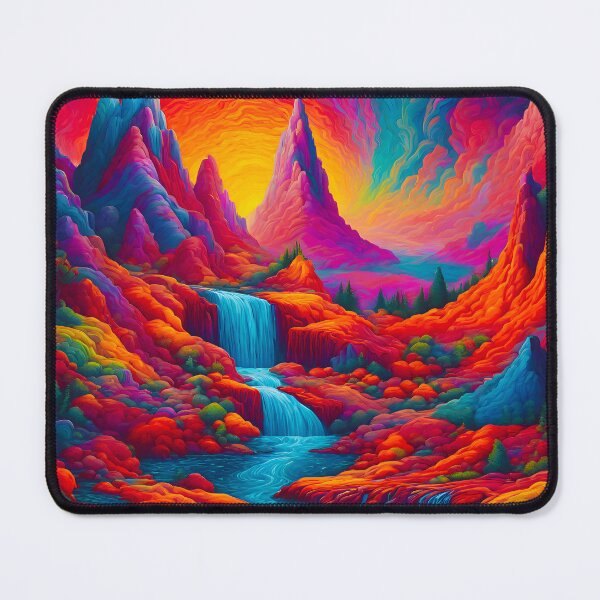Artikelvorschau, Psychedelische Naturwunderkunst | Lebendige abstrakte Interpretation entworfen und verkauft von colorvisionart.