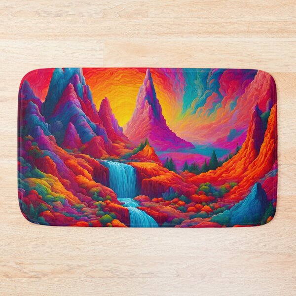 Item preview, Psychedelic Natural Wonder Art | Vibrant Abstract Interpretation designed and sold by colorvisionart.