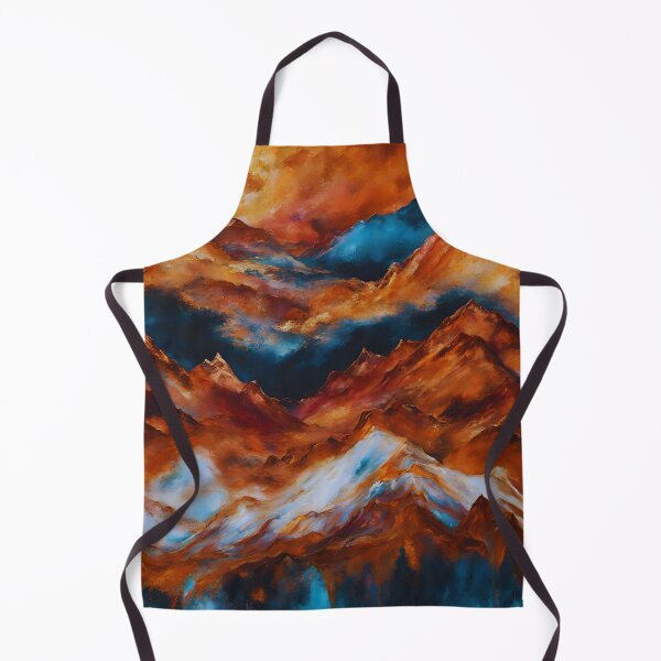 Item preview, Velvet Copper Mountains Art Print | Rich and Luxurious Landscape designed and sold by colorvisionart.