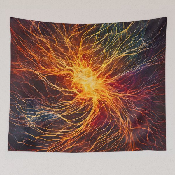 Item preview, Abstract Mind's Inner Workings Art | Intriguing Conceptual Print designed and sold by colorvisionart.