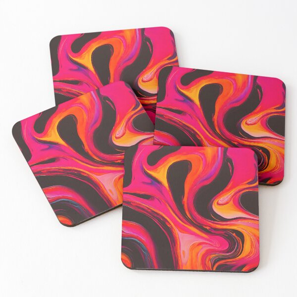 Item preview, Colorful Liquid Flow Art Print | Dynamic Abstract Fluid Design designed and sold by colorvisionart.