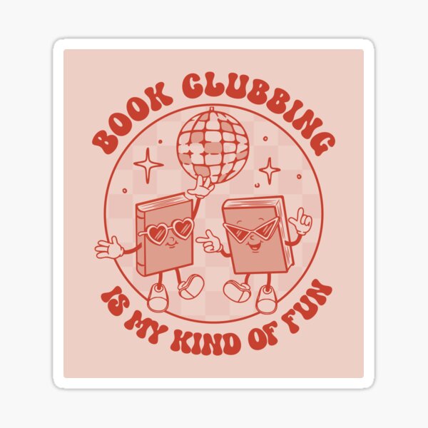 Item preview, book clubbing is my kind of fun designed and sold by indiebookster.