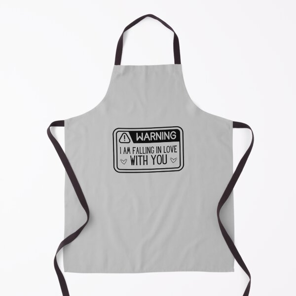 Item preview, "Warning: I'am Falling in Love With You" Jokes Typography Design designed and sold by rahmastaa.