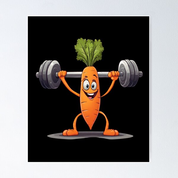 Item preview, Fitness carrot designed and sold by Amzg-Designs.