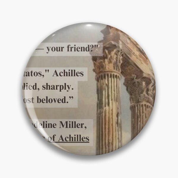 Item preview, The song of Achilles Quote designed and sold by sapphicandwilde.