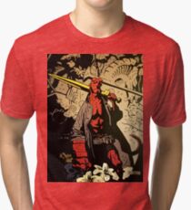 Hellboy The Storm and The Fury Copy Tri-blend T-Shirt