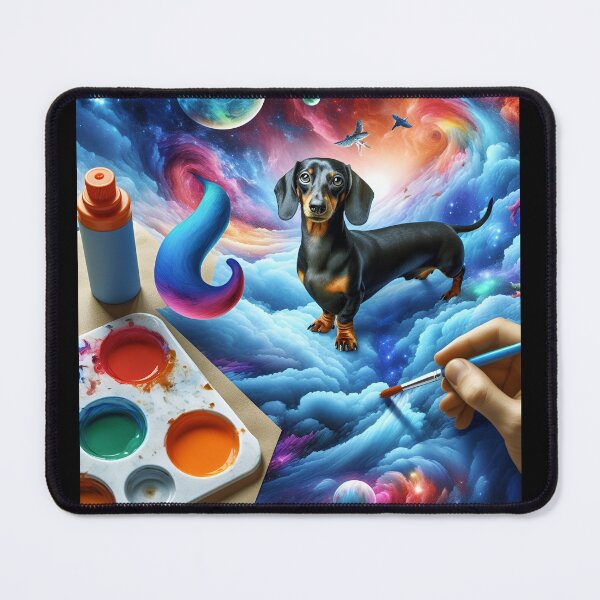 Item preview, Surreal Dachshund Expression designed and sold by PawspectCreate.
