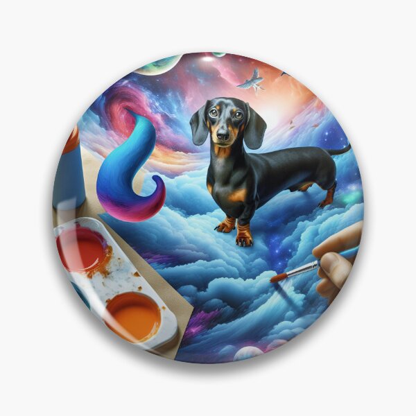 Artikelvorschau, Surreal Dachshund Expression entworfen und verkauft von PawspectCreate.