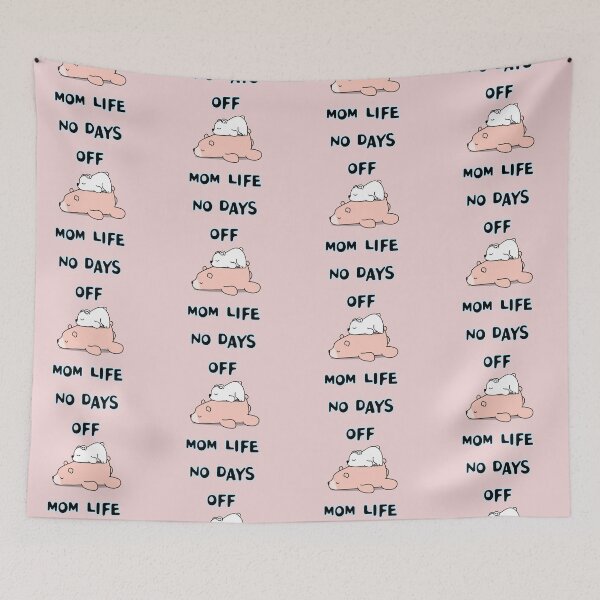 Item preview, MOM LIFE NO DAYS OFF designed and sold by zzzozzo.