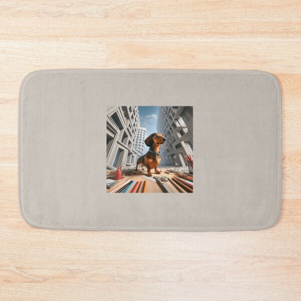 Item preview, Surrealist Dachshund Wonderland designed and sold by PawspectCreate.