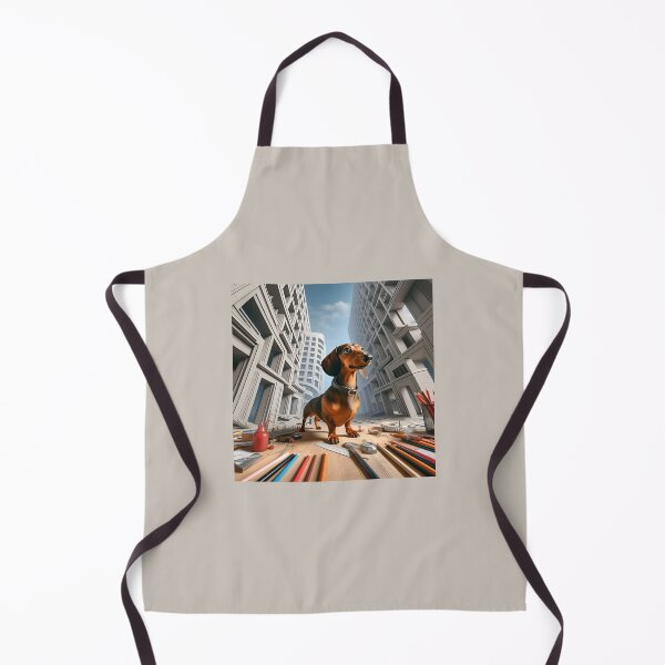 Item preview, Surrealist Dachshund Wonderland designed and sold by PawspectCreate.