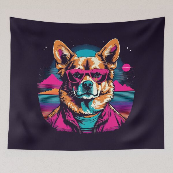 Item preview, Your little dog, the fashion maestro, conducting a concert of elegance designed and sold by Pulsant  Paintings.
