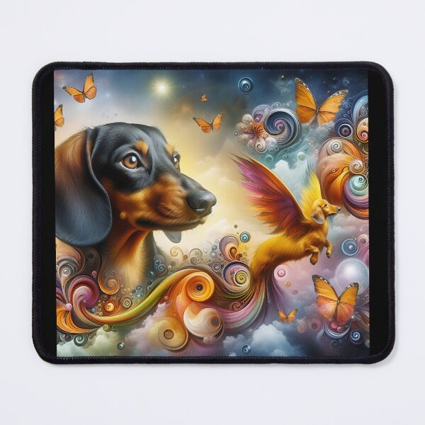 Artikelvorschau, Whimsical Dachshund Dreams entworfen und verkauft von PawspectCreate.