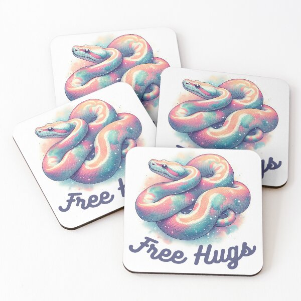 Item preview, Free Hugs ball python snake designed and sold by Batshirt.
