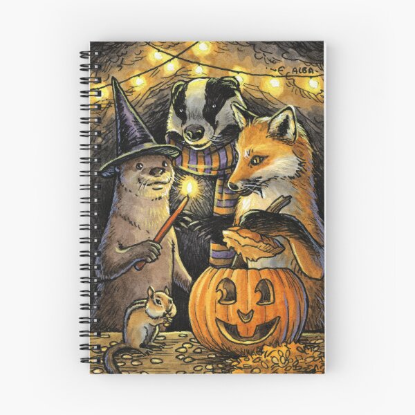 Item preview, Pumpkin Carving Eve! designed and sold by Elisabeth Alba Illustration.