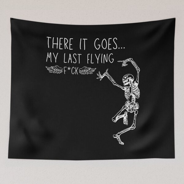 Item preview, There it goes! My last flying f*ck (White) designed and sold by LyndaNoel Design.